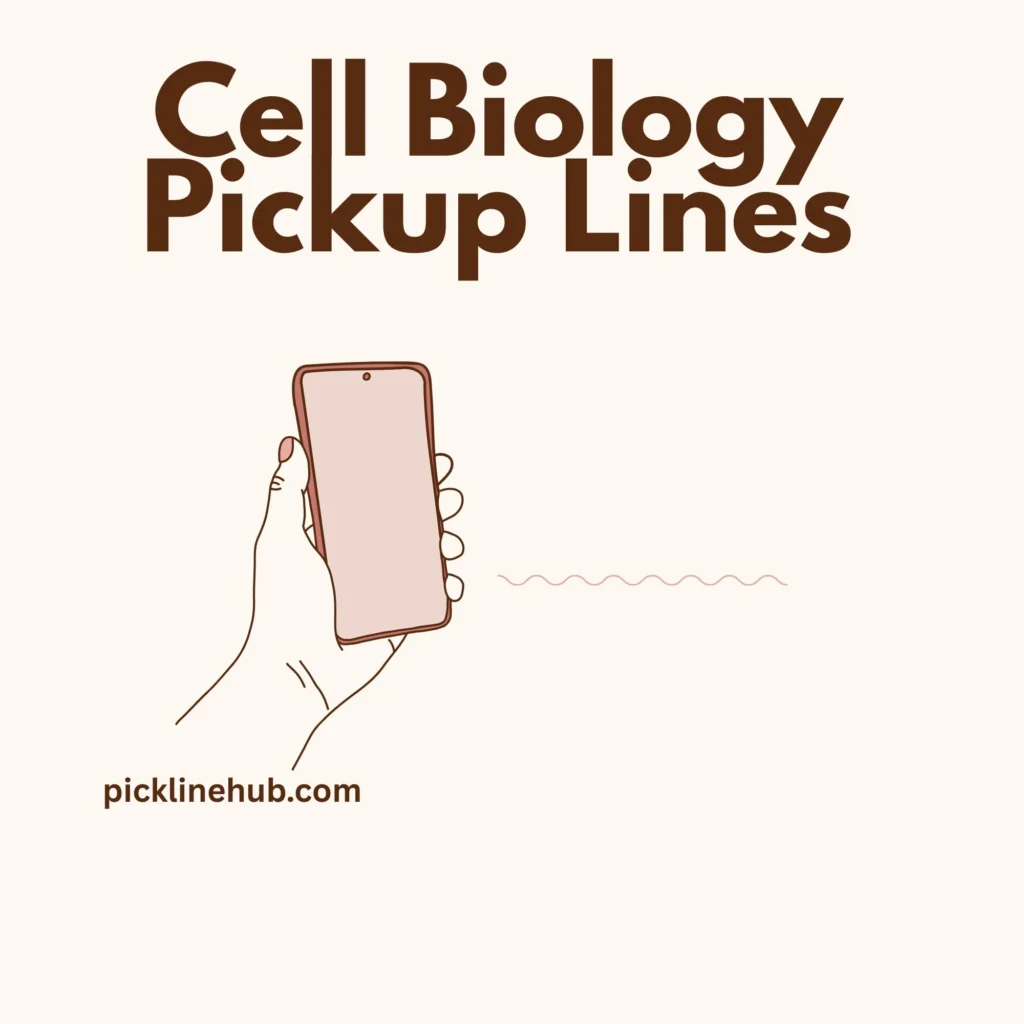 Cell Biology Pickup Lines