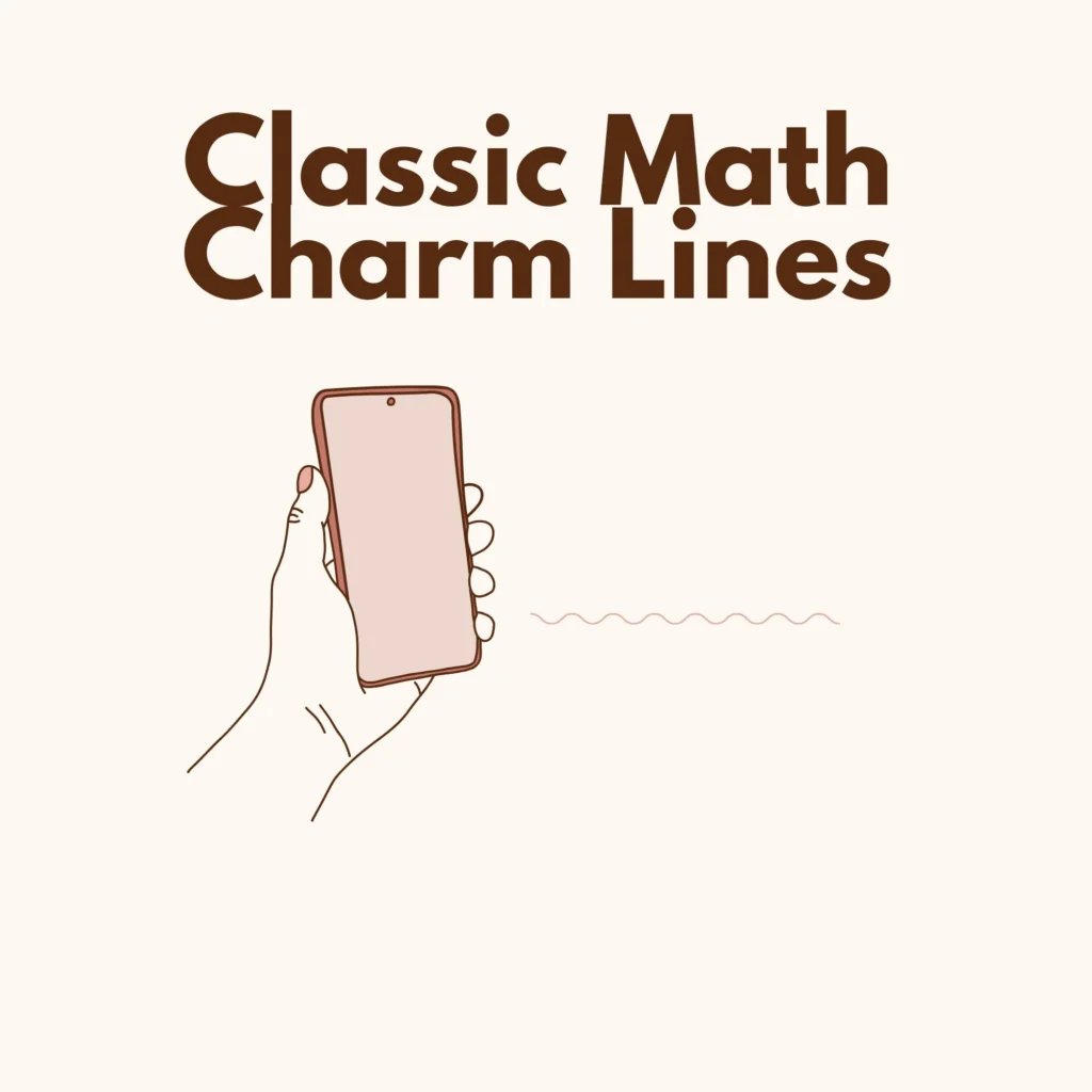 Classic Math Charm Lines