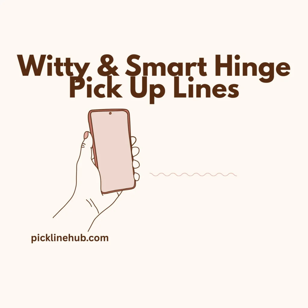 Witty & Smart Hinge Pick Up Lines