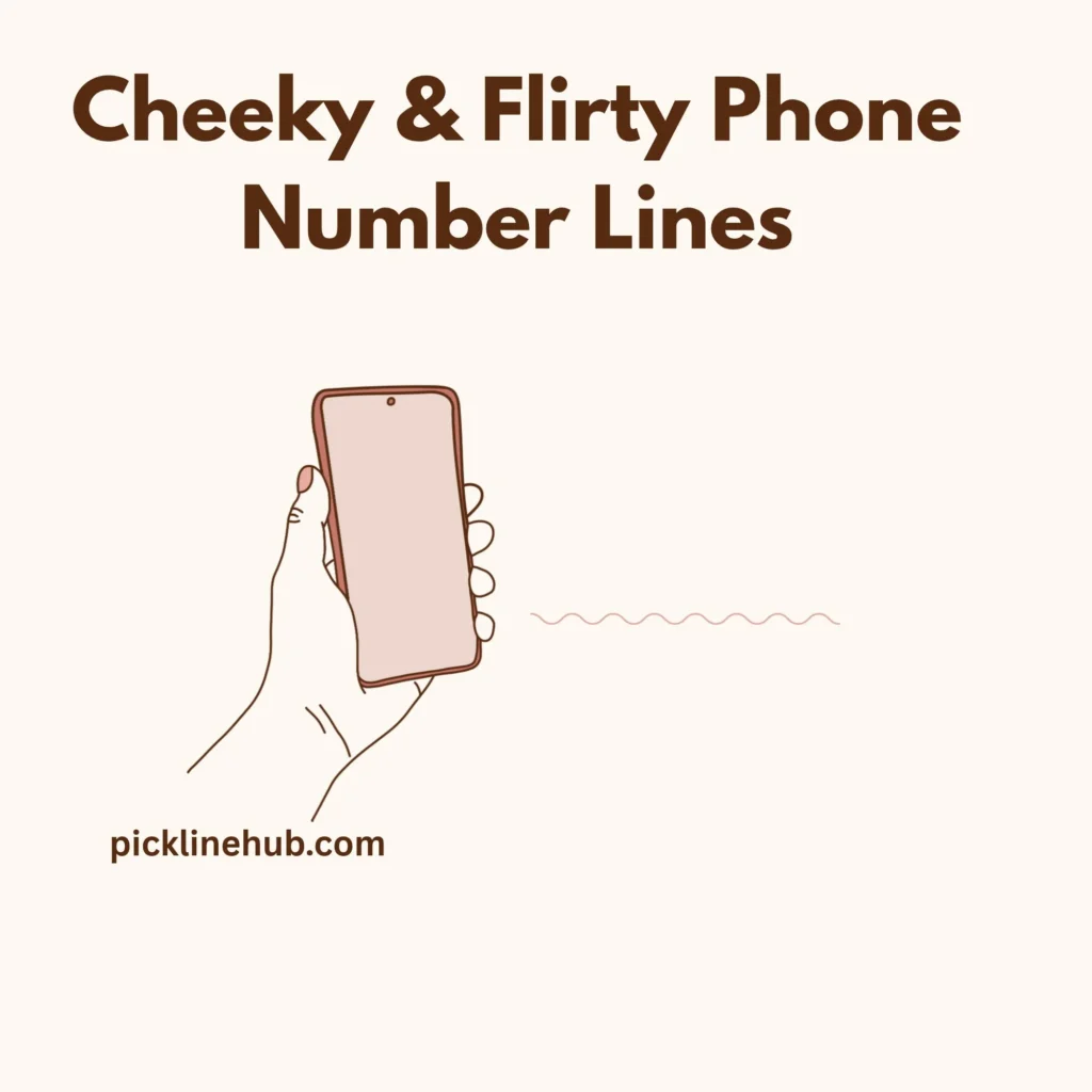 Cheeky & Flirty Phone Number Lines