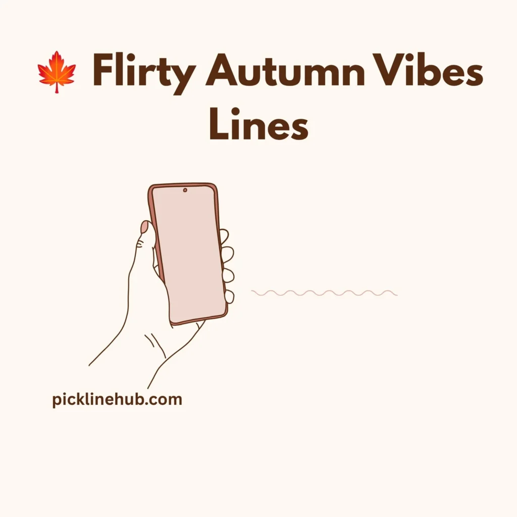 Flirty Autumn Vibes Lines