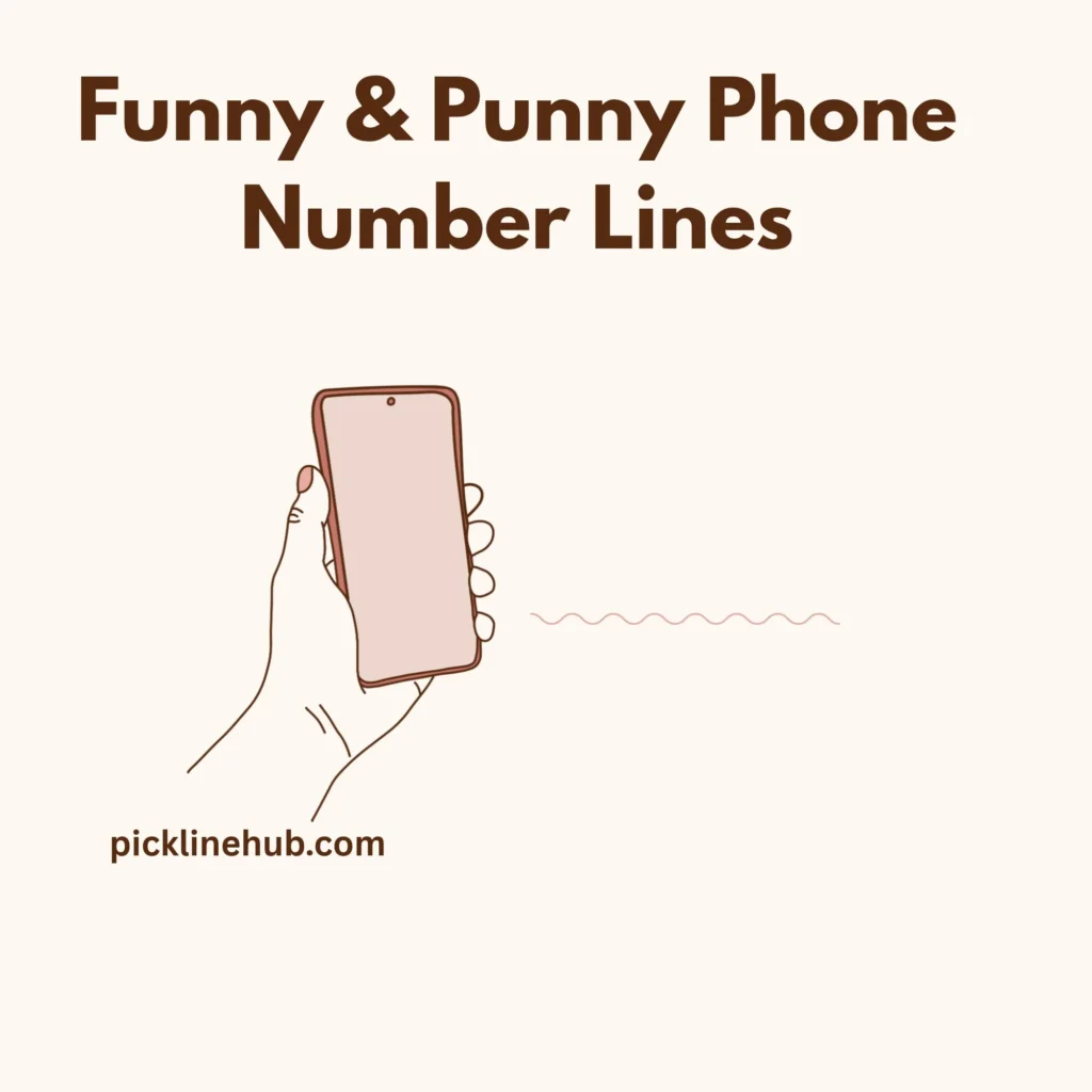 Funny & Punny Phone Number Lines