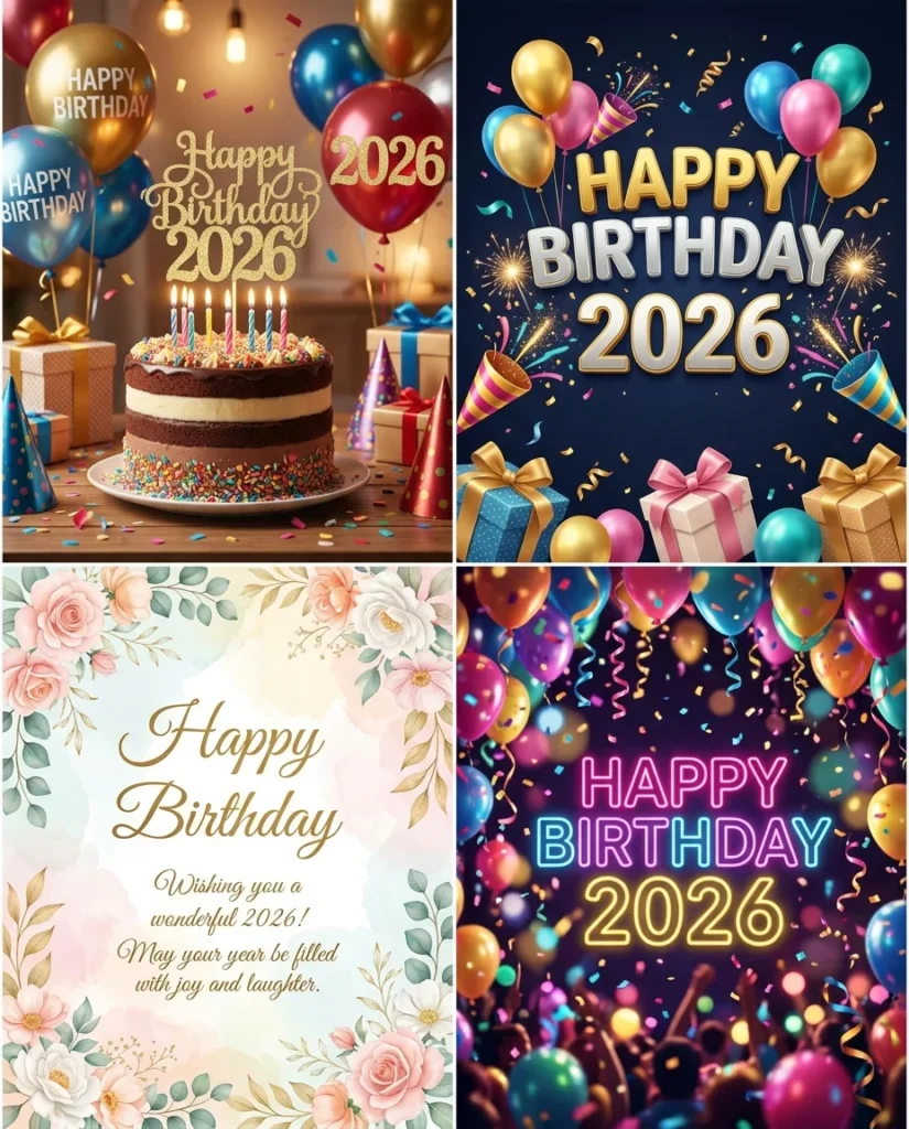 happy birthday wishes 2026 images