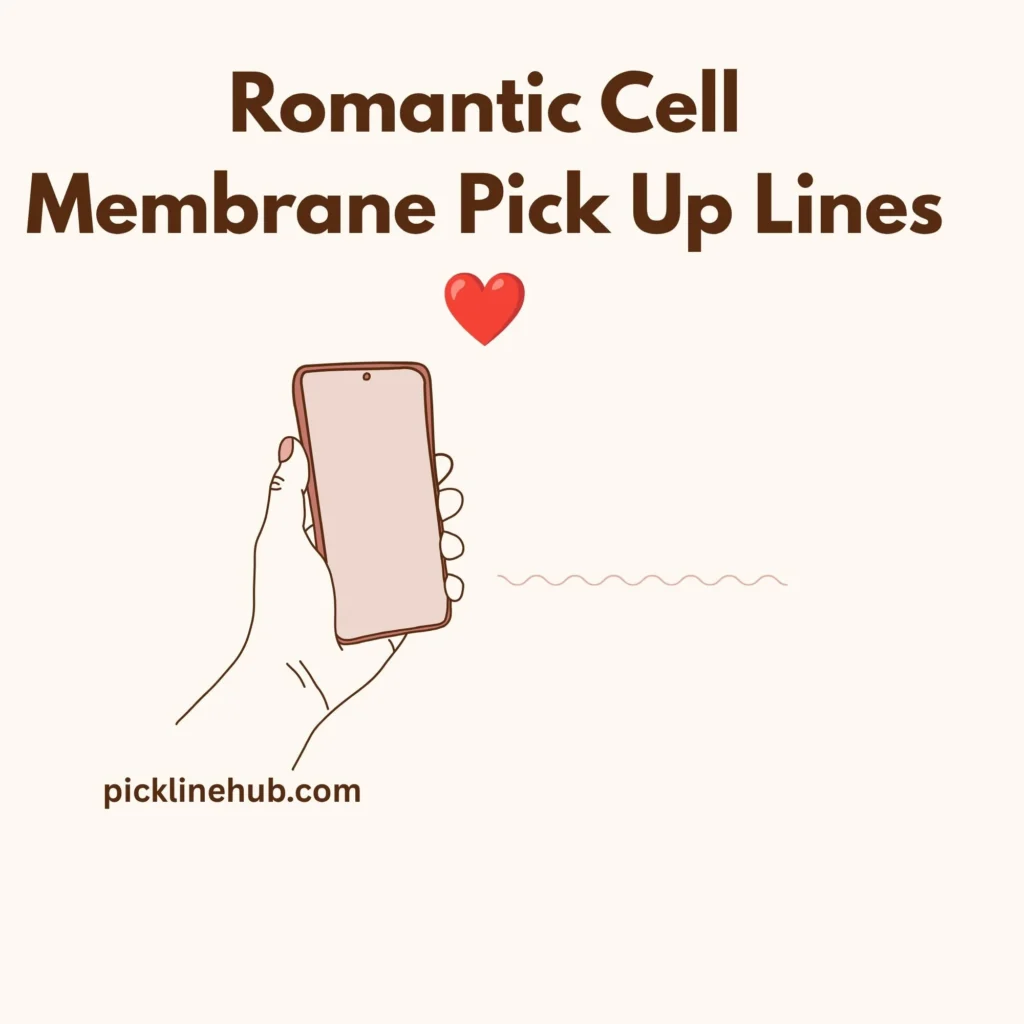 Romantic Cell Membrane Pick Up Lines