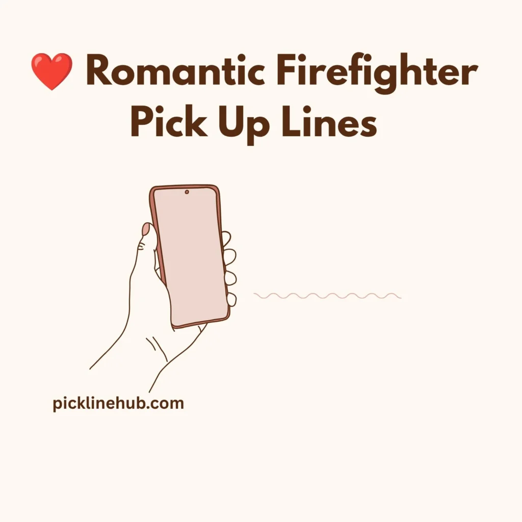 Romantic Firefighter Pick Up Lines
