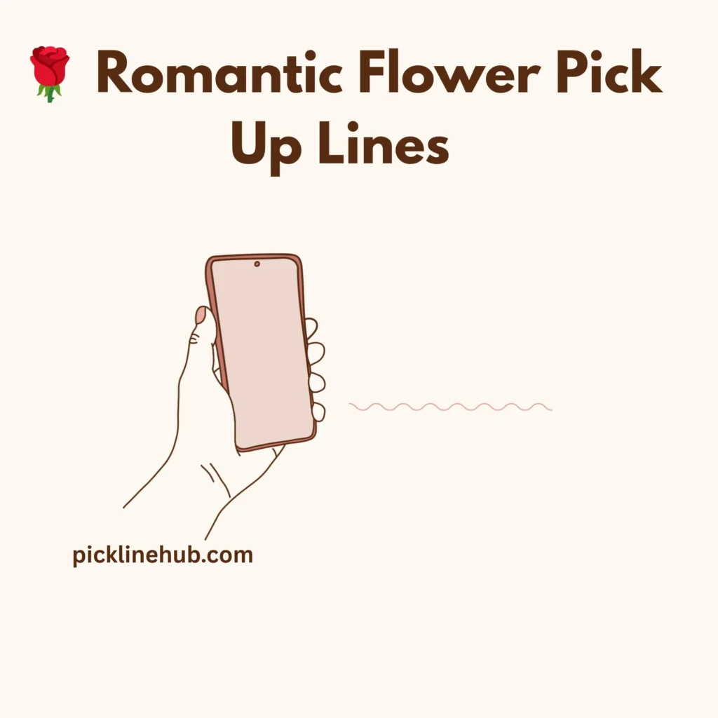 Romantic Flower Pick Up Lines