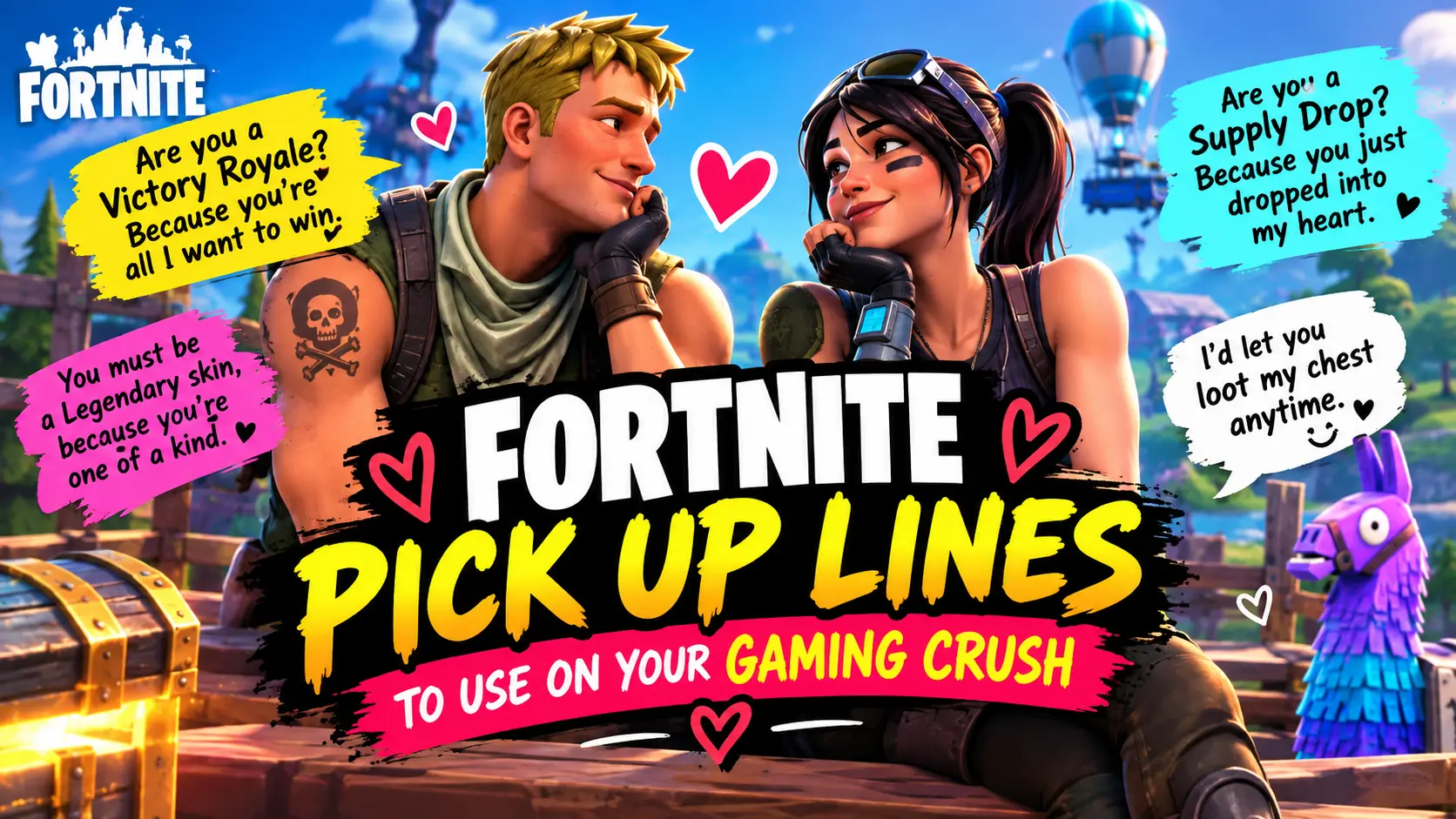 246 Fortnite Pick Up Lines