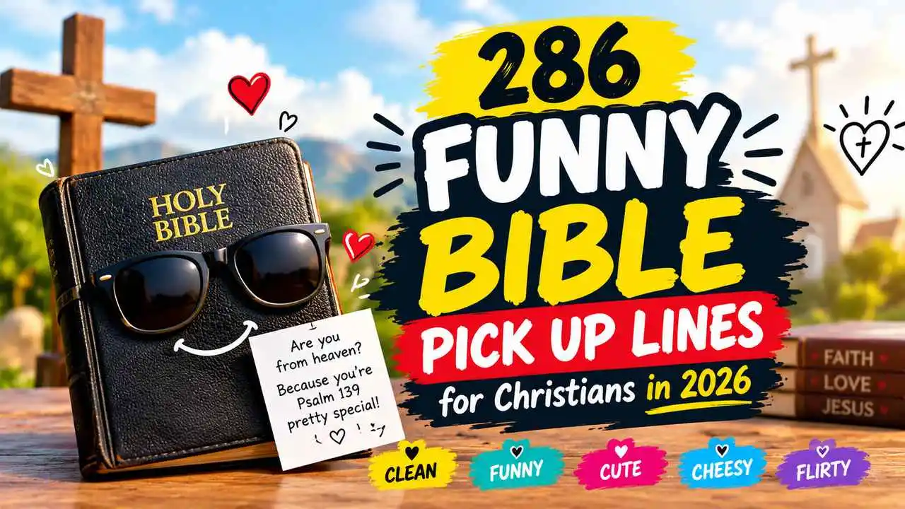 286 funny Bible Pick Up Lines