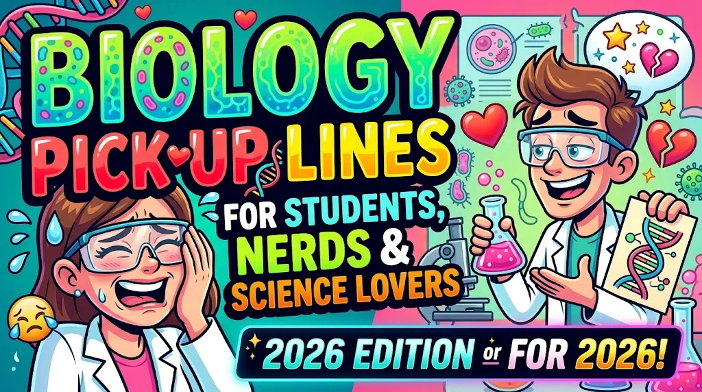 biology pick up lines