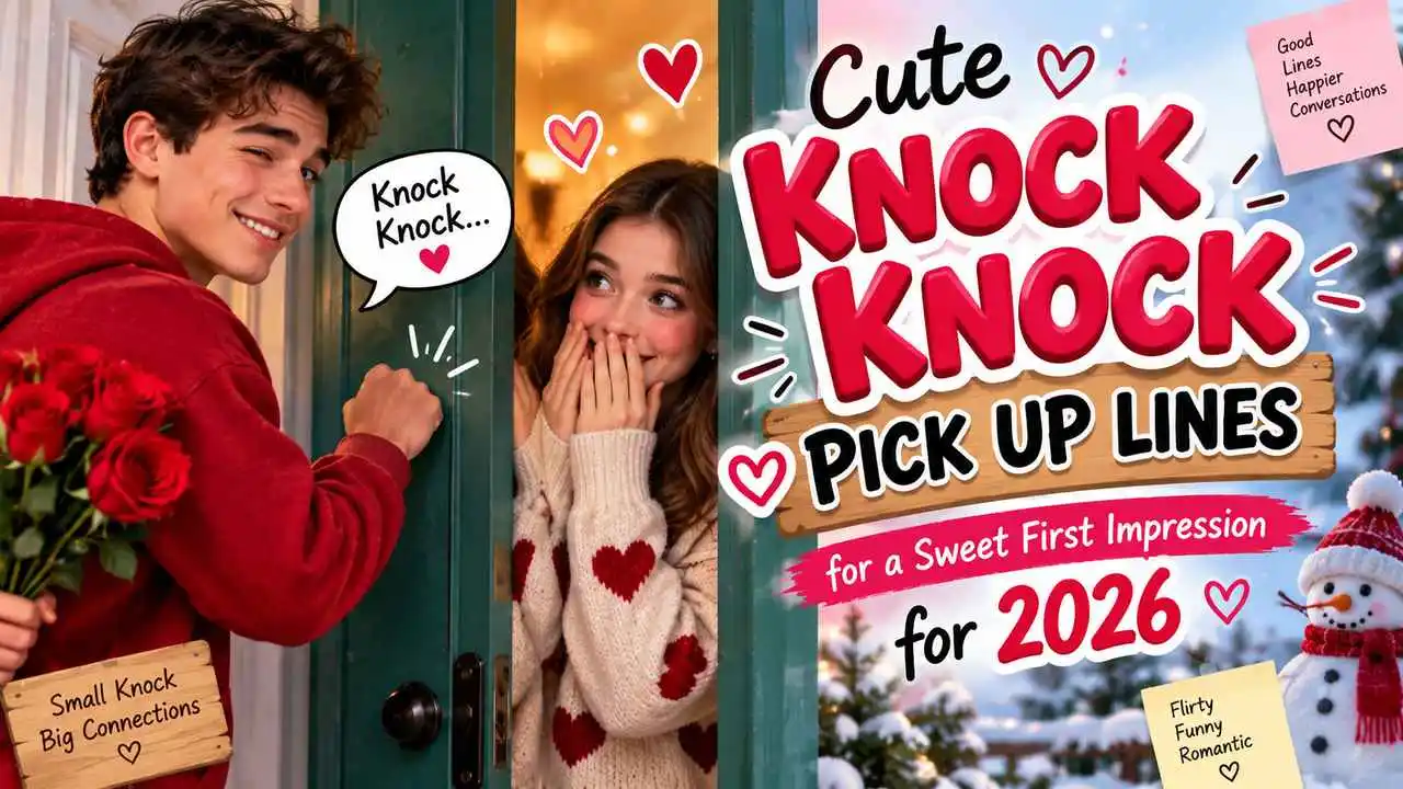 Cute Knock Knock Pick Up Lines