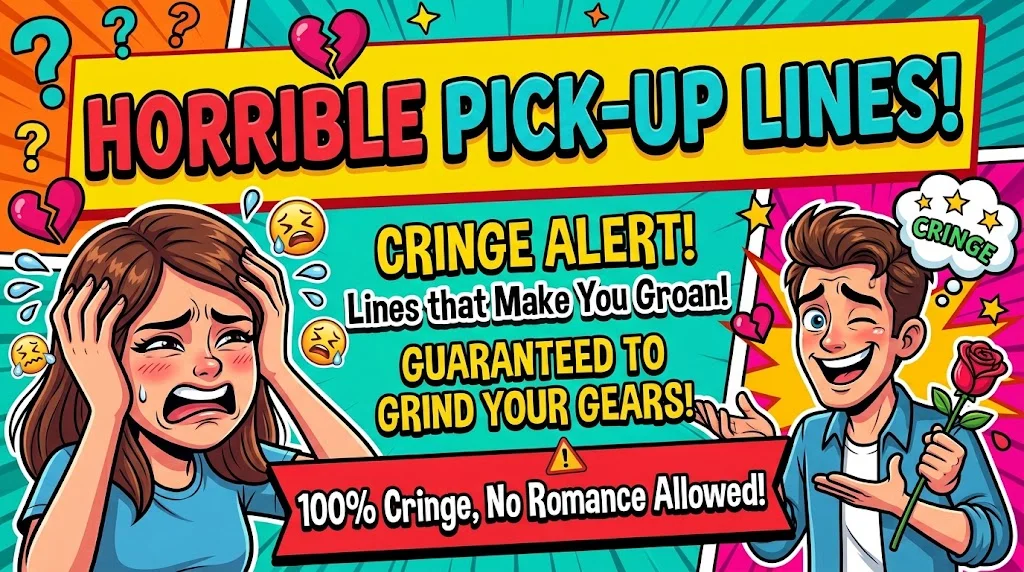 Horrible pickup lines