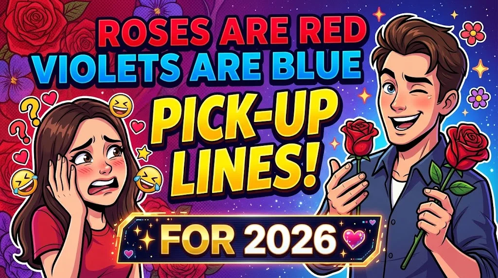 Roses Are Red Violets Are Blue Pick Up Lines