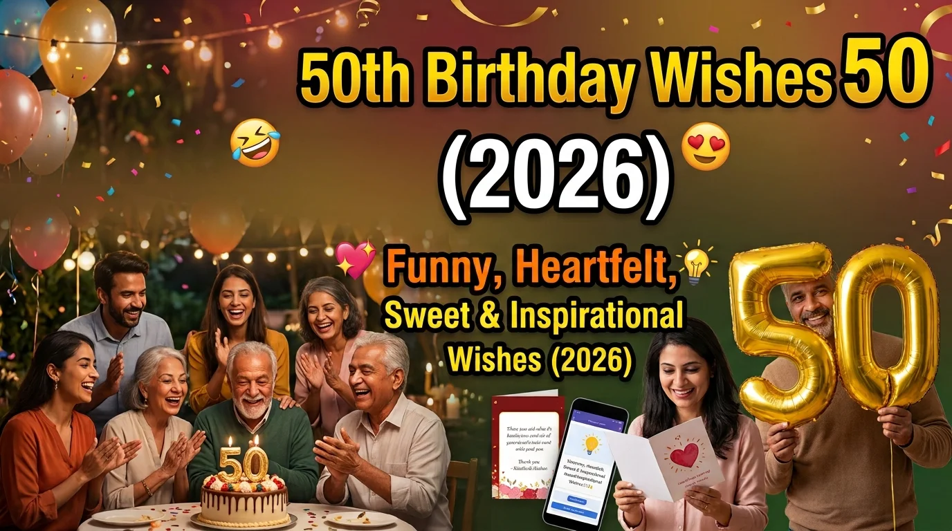 50th Birthday Wishes