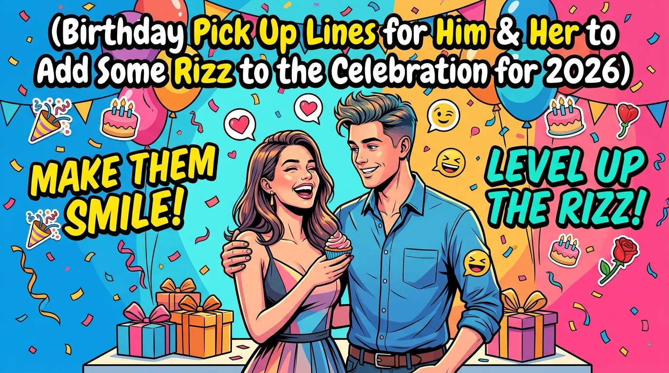 Birthday Pick Up Lines
