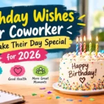 Birthday Wishes for Coworker