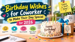 Birthday Wishes for Coworker