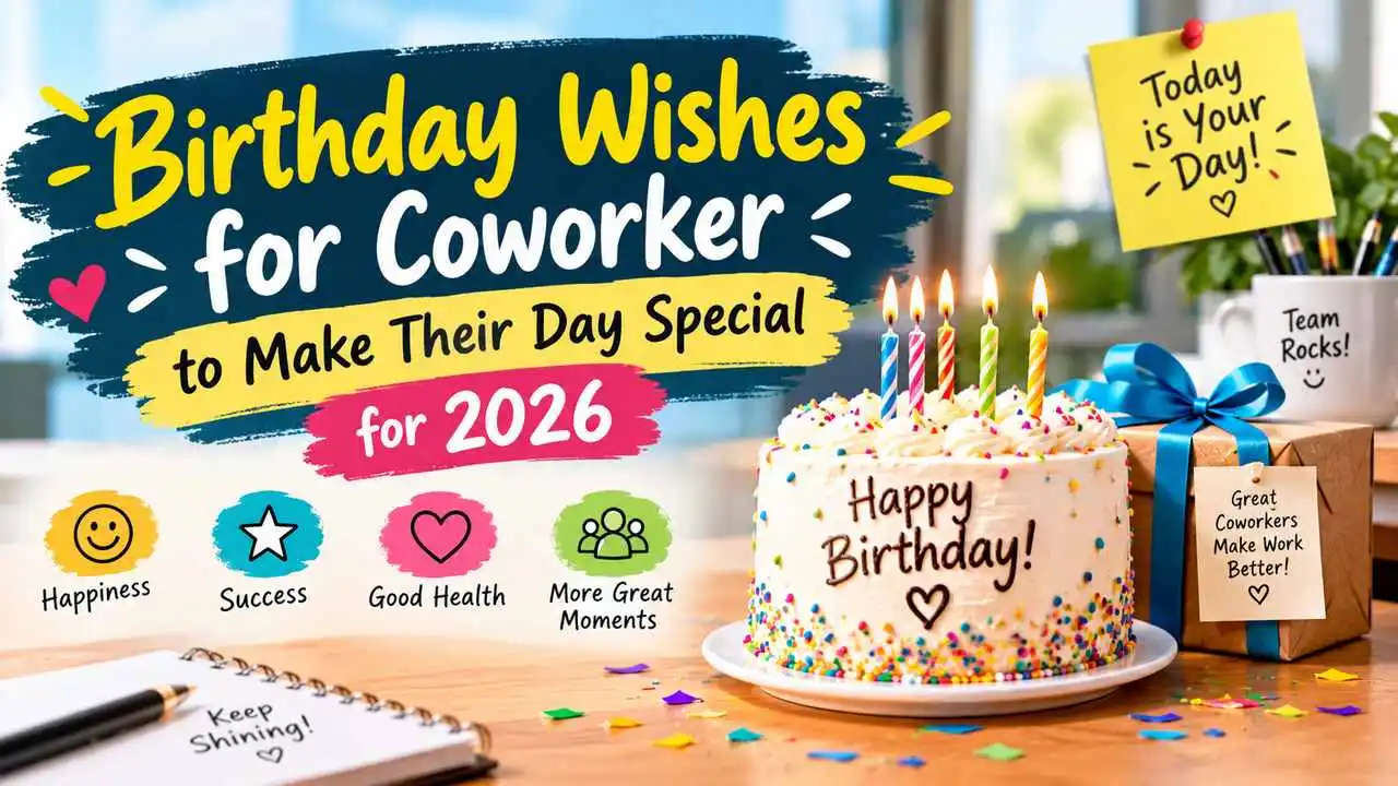 Birthday Wishes for Coworker