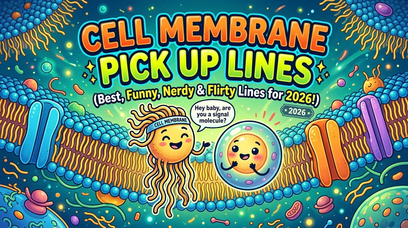 Cell Membrane Pick Up Lines