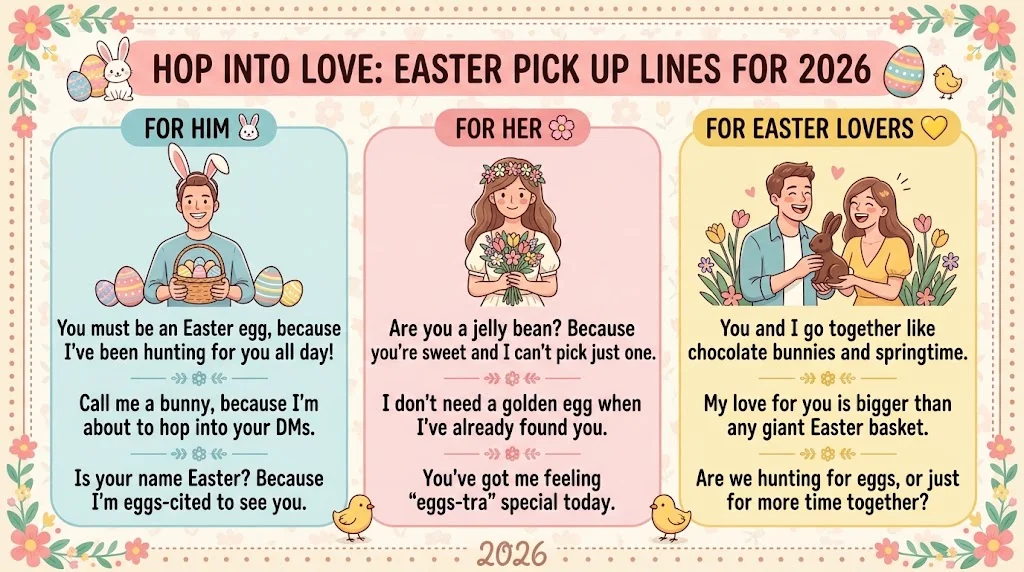 Easter Pick Up Lines
