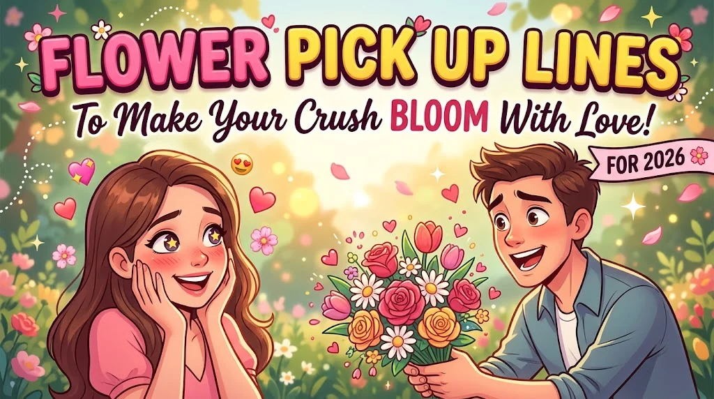 Flower Pick Up Lines