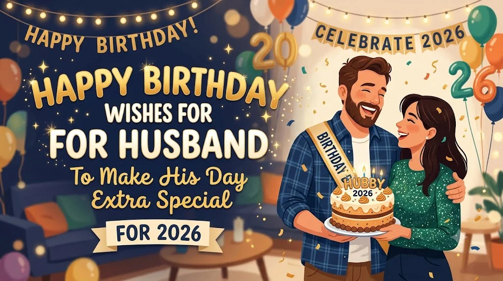Happy Birthday Wishes for Husband