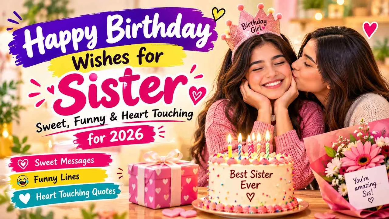 Happy Birthday Wishes for Sister