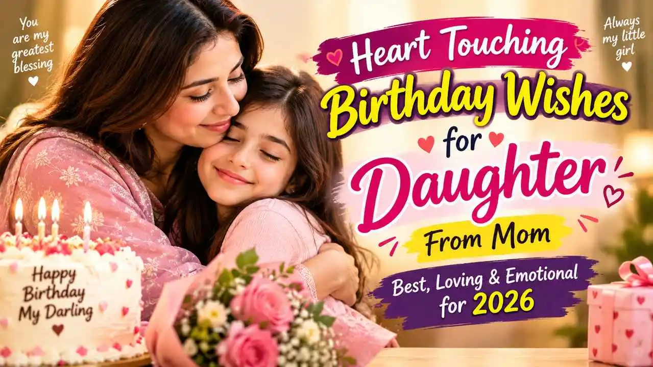 Heart Touching Birthday Wishes for Daughter From Mom