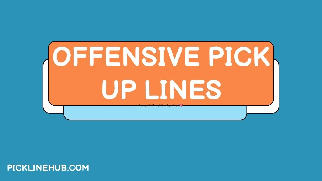 Offensive Pick Up Lines