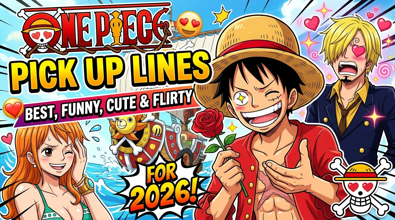 One Piece Pick Up Lines