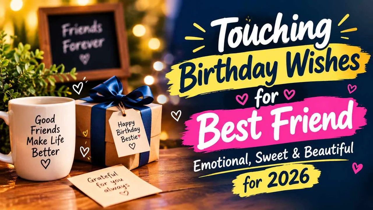 Touching Birthday Wishes for Best Friend