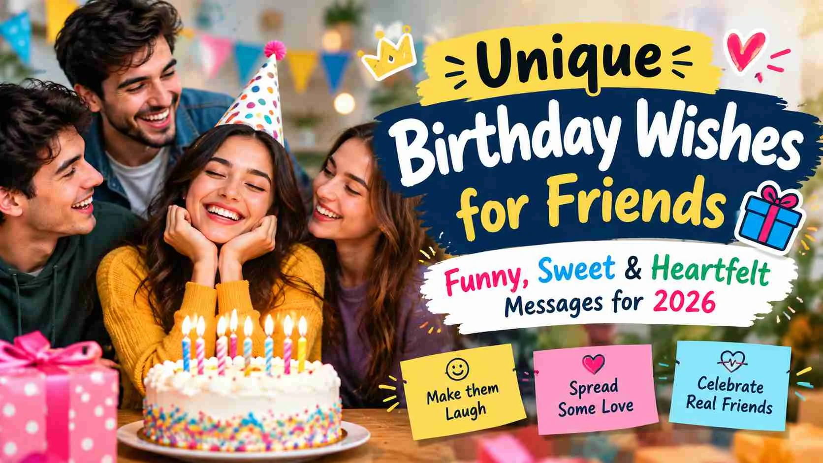 Unique Birthday Wishes for Friends