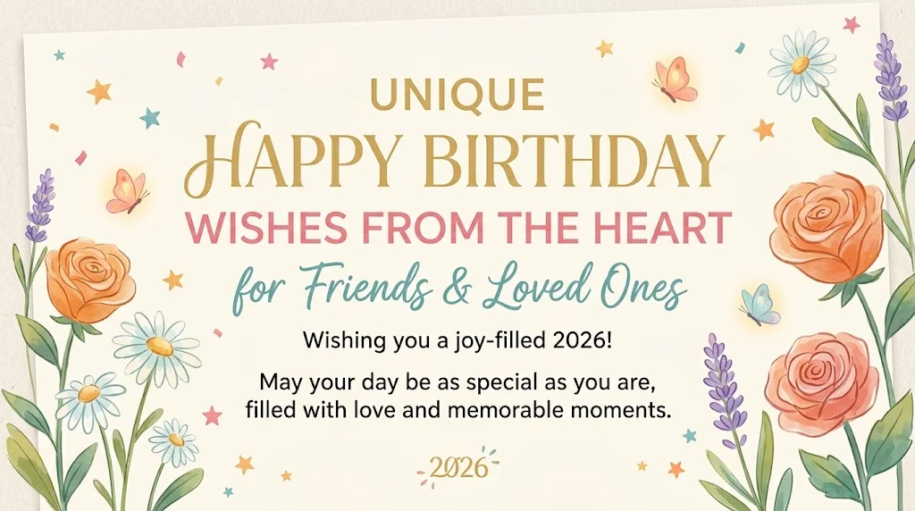 Unique Happy Birthday Wishes
