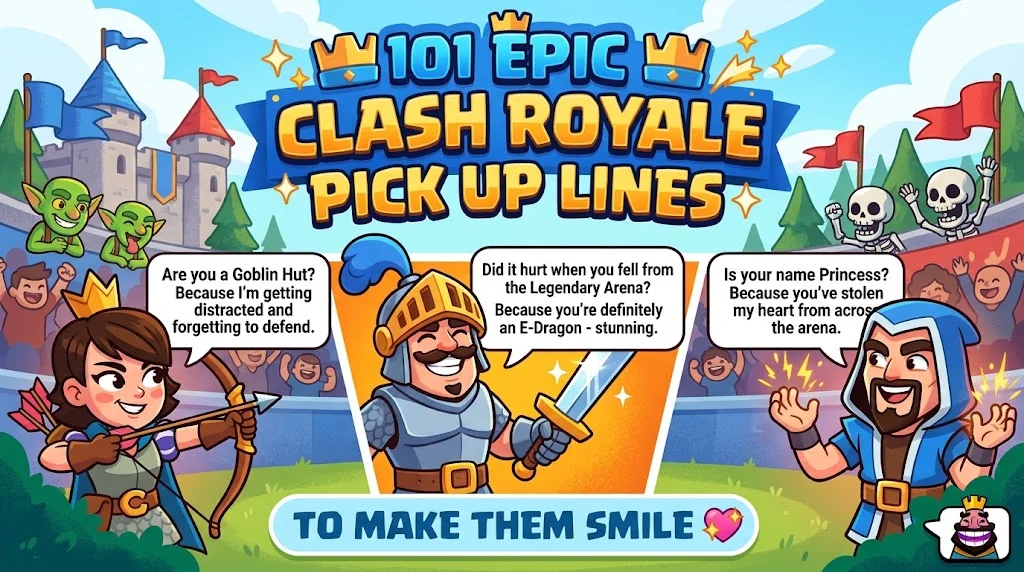101 Epic Clash Royale Pick Up Lines to Make Them Smile