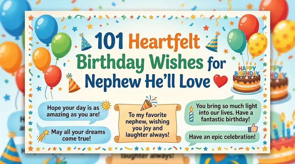 Birthday Wishes for Nephew