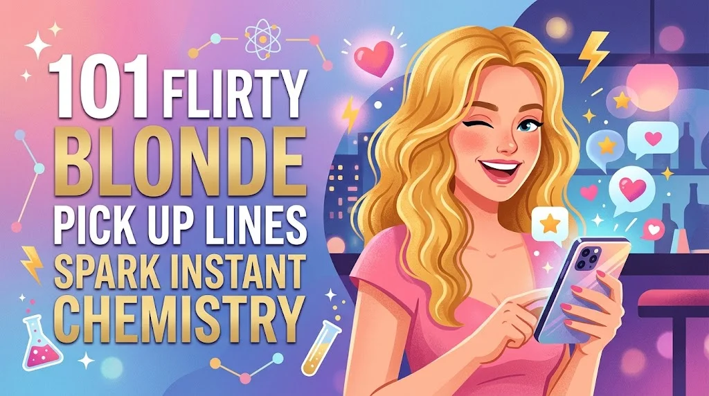Blonde Pick Up Lines