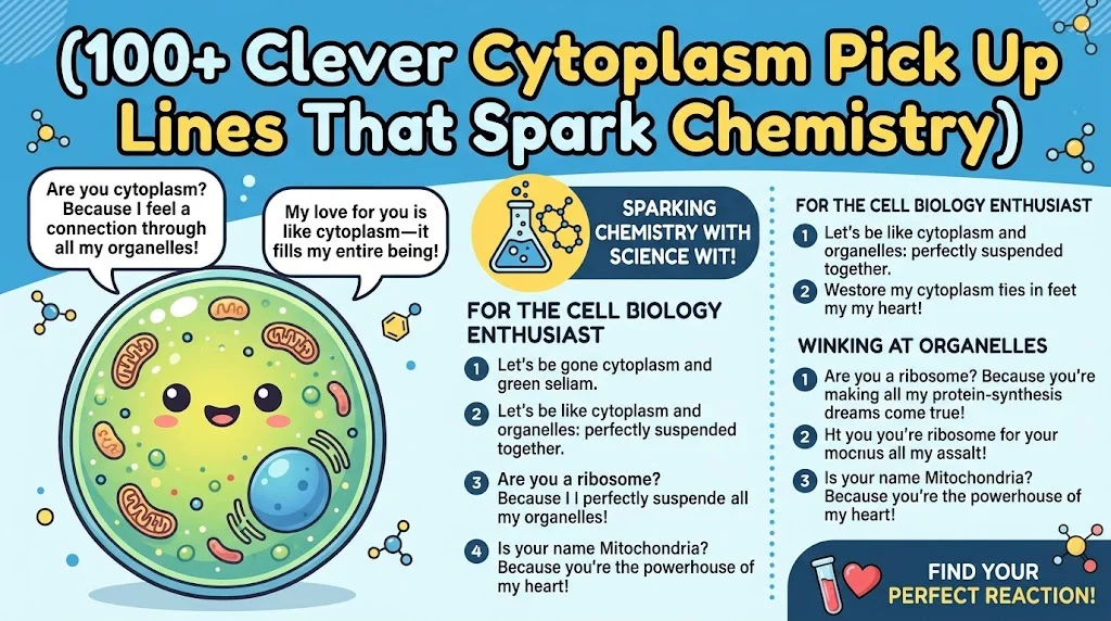 Cytoplasm Pick Up Lines