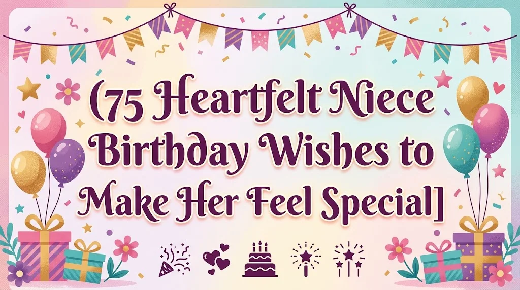 Heartfelt Niece Birthday Wishes