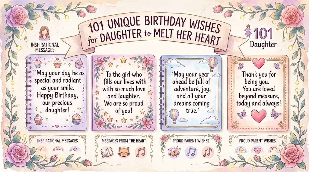 Unique Birthday Wishes for Daughter